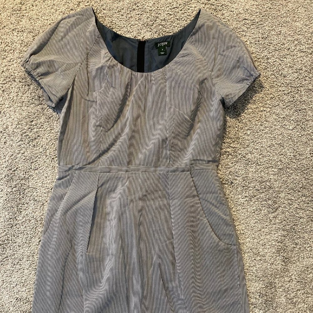 J.Crew Womens Seersucker Dress Size 6